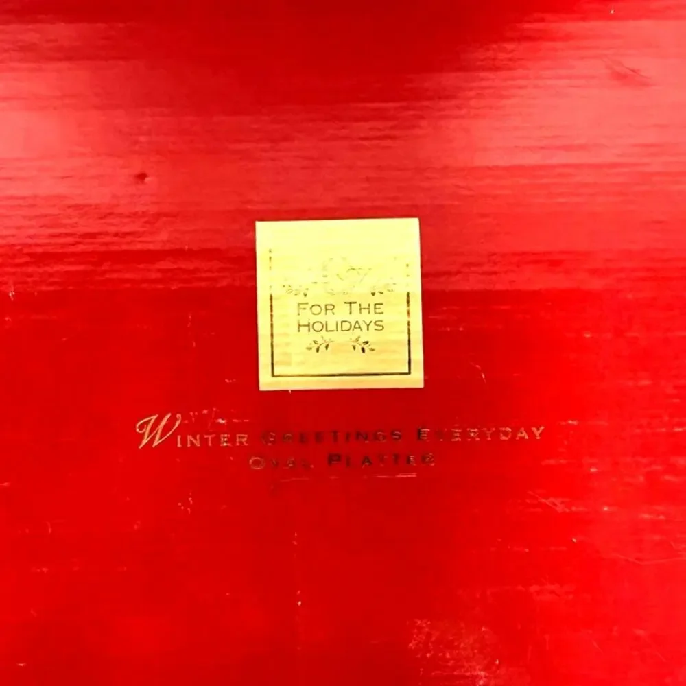 Lenox for the Holidays Winter Greetings Everyday Cardinal 16.5
